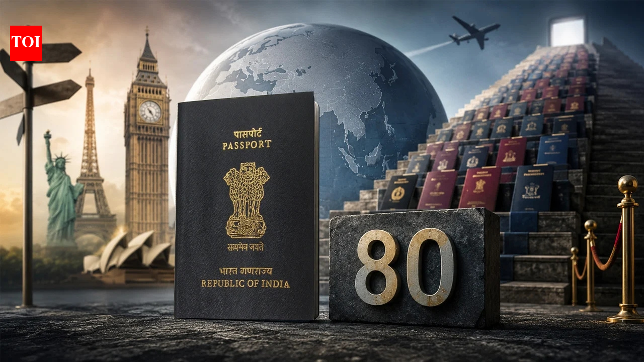सबसे बड़ी अर्थव्यवस्थाओं में से एक, भारत दुनिया के शीर्ष 50 सबसे शक्तिशाली पासपोर्टों में क्यों शामिल नहीं है?